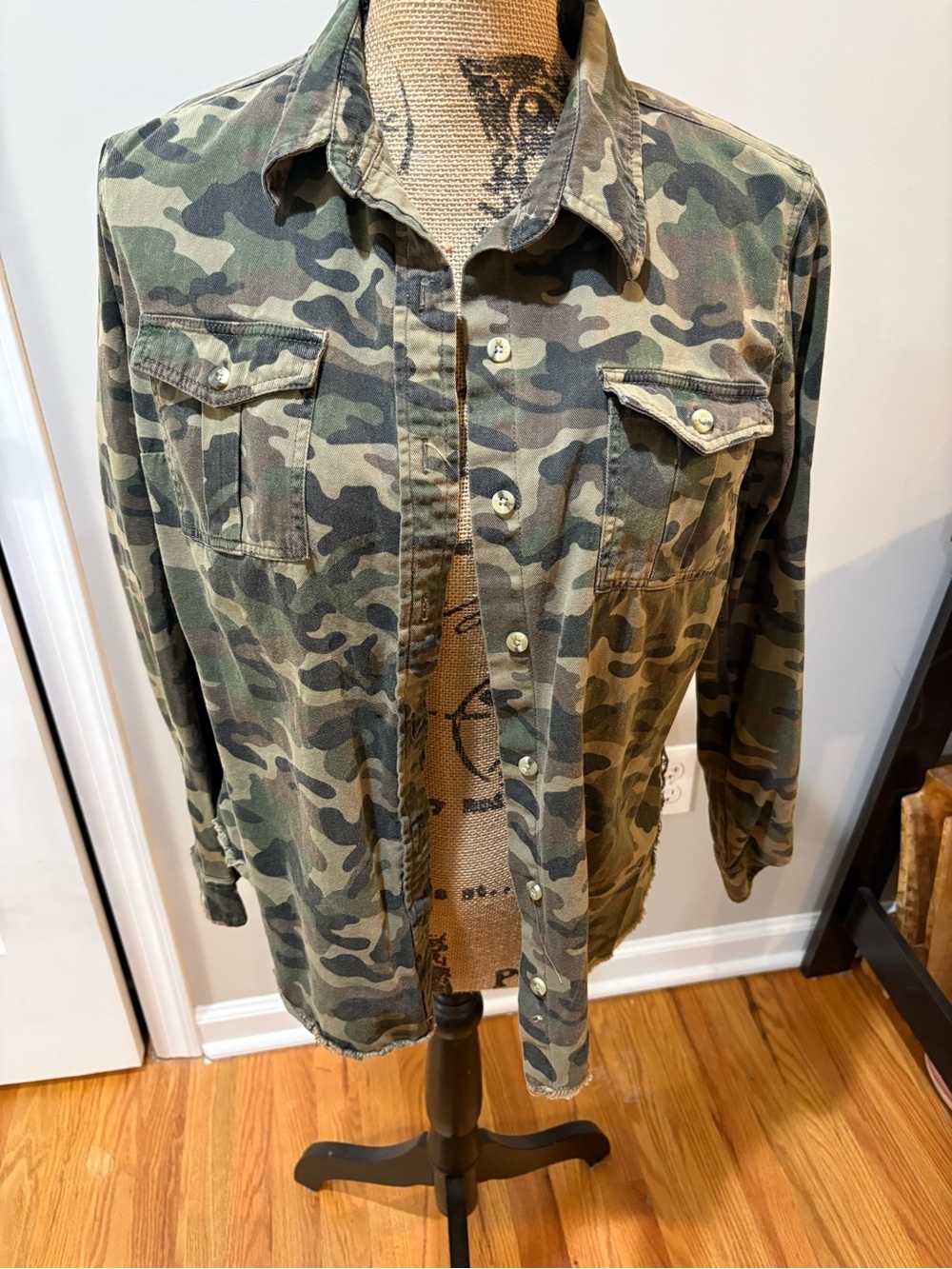 ▪️Thread & Supply Camo Button Down Shirt